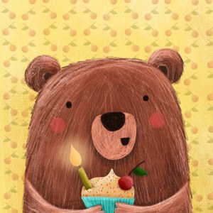 AP ALZ0047 Bear Birthday