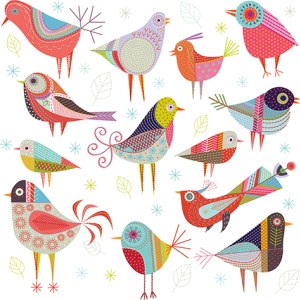NAN0006 C Bird Dance Cushion stitchmap FR