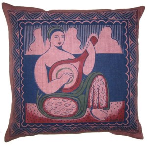 CIB0314Woman & Mandolin   plum copy