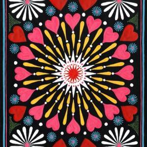 CIB0344 Hearts & Flowers