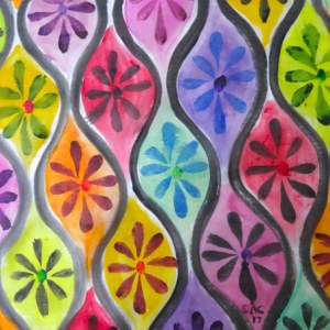SCD0179 handpainted silk hankie