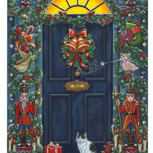 AP STA0017 Christmas-Door-Sally Taylor