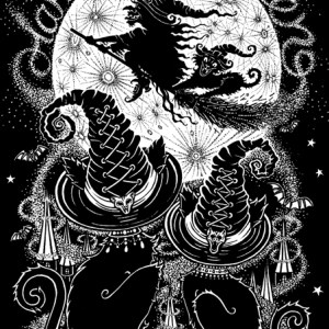 AP STA0018 Halloween cats- Sally Taylor