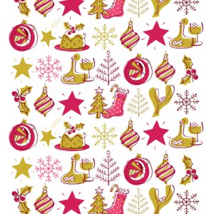 AM GMA0039 Xmas wrap white Y