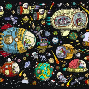 Aleksei Bitskoff AR ALB0113 ALIEN SPACE COSMOS