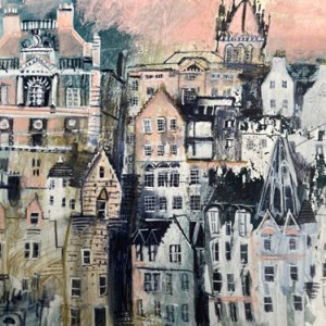 Jane Askey ASK0994 DarkStepsUpThroughEdinburghsOldTown