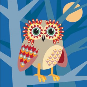 Patternistas SZC0112 owl in tree
