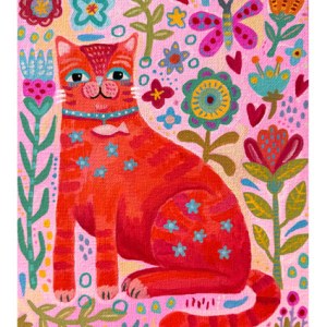 Suzy Taylor SZT0719 Folkart cat