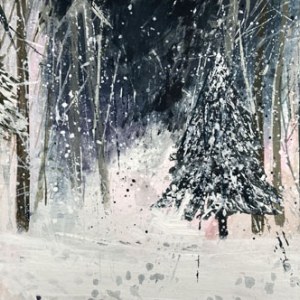 Jane Askey ASK0993 GentlySnowingAtTheEdgeOfTheForest