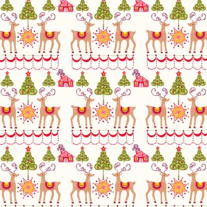 IMH0010 deer pattern- Imogen Hudson