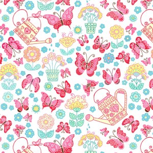 IMH0024-summer garden pattern- Imogen Hudson