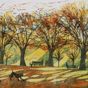 DLE0007 Priory park in Autumn Diana Leadbetter