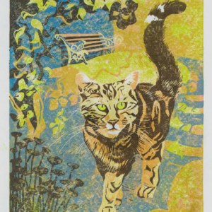 DLE0074 Elvis the cat- Diana Leadbetter