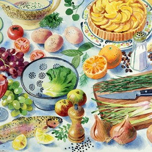 AR DLE0024-kitchen spread - Diana Leadbetter