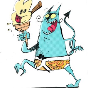 AR STM0032 pants icecream-Steve May