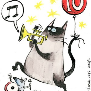 AR STM0039 cat trumpet02-Steve May