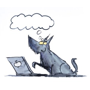 AR STM0046 Dog laptop-Steve May